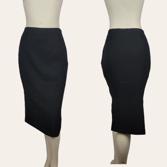 "SUITS" Tom Ford Black Pencil Skirt SIZE 4 - Picture 3 of 13